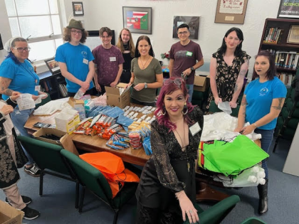 Assembling Care Packages for our unhoused neighbors - 2025